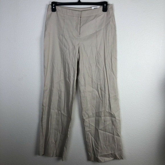 Alfani Pants - Alfani Women's Dress Pants Beige Size 10 Wide Leg Stretch Trousers